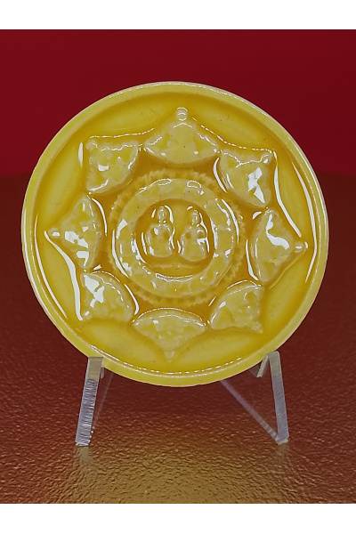 Jatukam Ramathep “Money Flowing In” Edition Terracotta Glazed Amulet • Wealth &amp; Business Prosperity Series No. 179